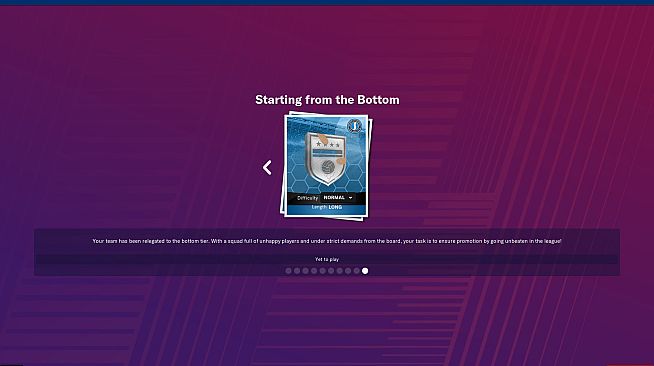 Football Manager 2019 Touch -  Starting from the Bottom Challenge