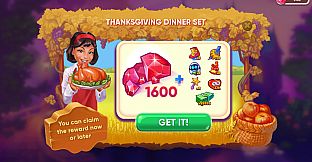 Cafe Dash: Cooking, Diner Game - Thanksgiving Dinner Set