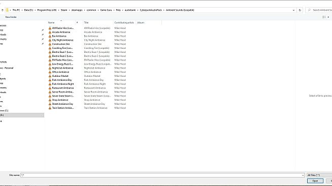 GameGuru - Cyberpunk Audio Pack