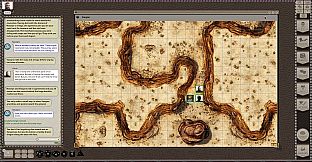 Fantasy Grounds - Black Scrolls Desert Canyons (Map Tile Pack)
