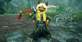 Monster Hunter Rise - "Felyne Fall" Palico Layered Armor Set