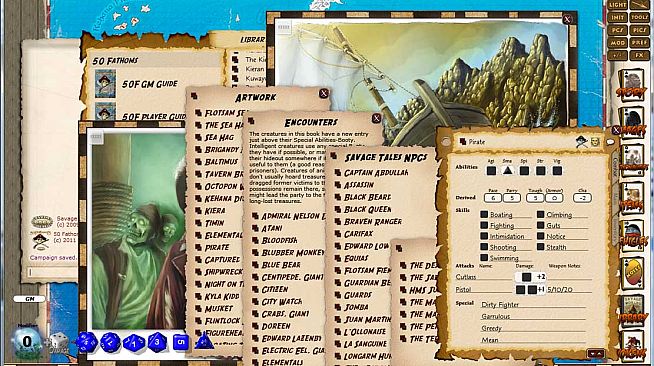 Fantasy Grounds - 50 Fathoms (Savage Worlds)