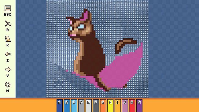 Pixel Cross Stitch Color by Number