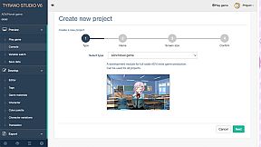 TyranoStudio Visual Novel Scripting