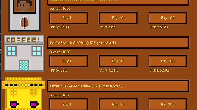 Clickable Coffee Shop - DLC #2