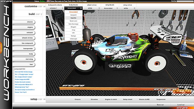 VRC PRO Branded cars and components Deluxe