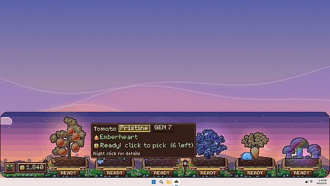 Taskbar Garden