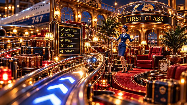 FIRST CLASS PINBALL FLIGHT 747