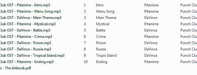 Punch Club OST and Artbook