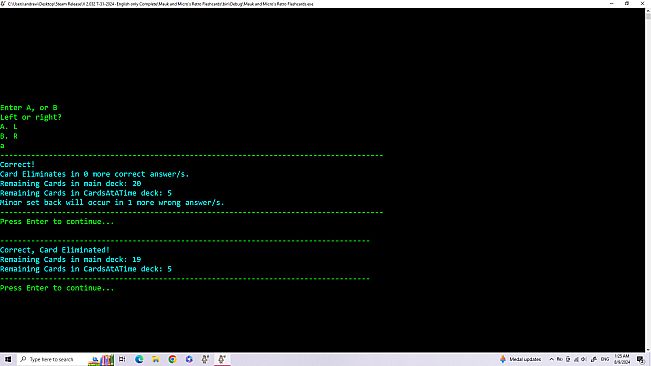Retro Elimination Flashcards