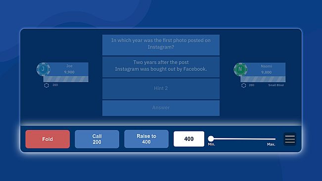 QuizPoker: Mix of Quiz and Poker