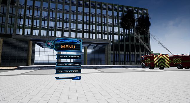 VR火灾逃生应急演练(VR fire emergency simulation system)