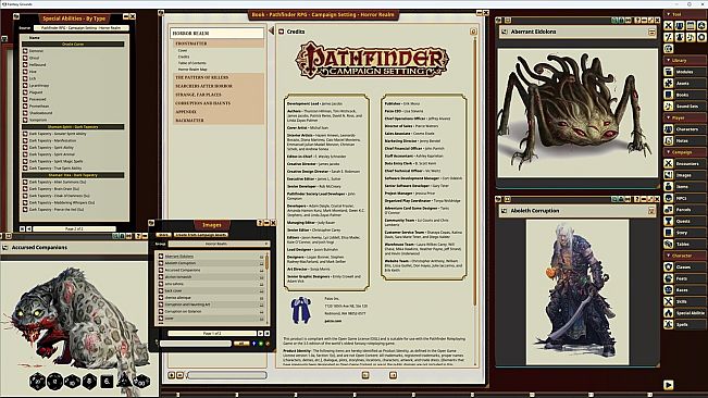 Fantasy Grounds - Pathfinder RPG - Campaign Setting: Horror Realms