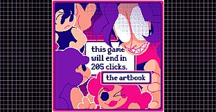 this game will end in 205 clicks. the artbook