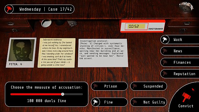 Prosecutor Absolution