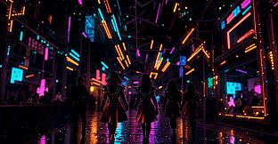 AI-VJ - New Year Visuals