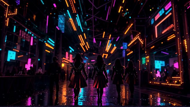 AI-VJ - New Year Visuals