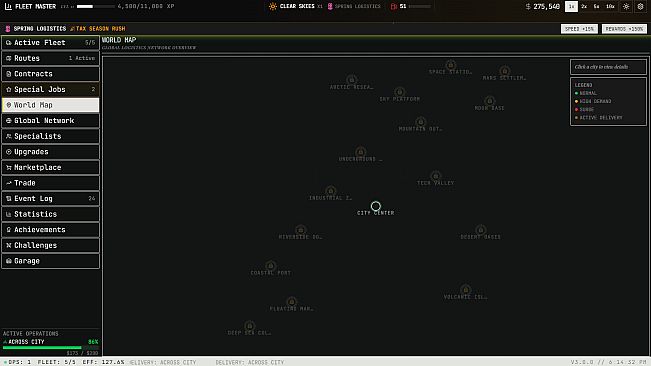 Fleet Manager: Logistics Simulator