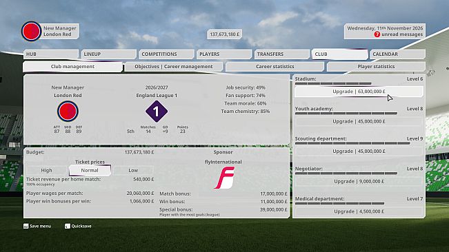 Football Career Mode 28