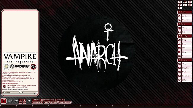 Fantasy Grounds - Vampire: The Masquerade, Anarch