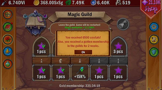 DPS IDLE - Guild Pack