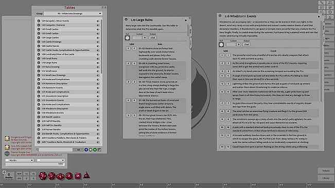 Fantasy Grounds - GM'S Miscellany: Wilderness Dressing