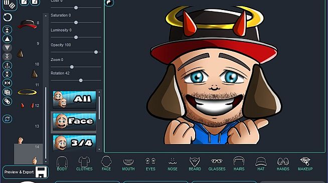 Emotes creator tool - Hats & Caps