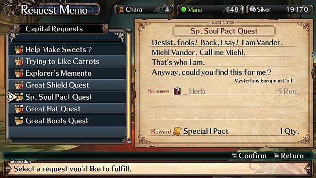 Labyrinth of Galleria: The Moon Society - Quest Set