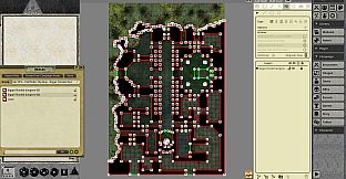 Fantasy Grounds - Pathfinder RPG - Pathfinder Flip-Mat: Bigger Flooded Dungeon