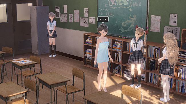 BLUE REFLECTION - Bath Towels Set A (Hinako, Sarasa, Mao)