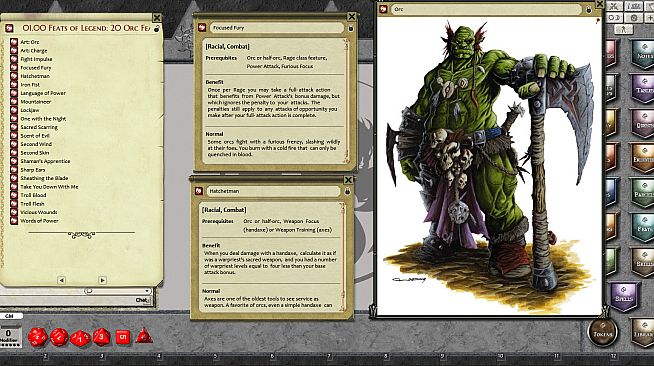 Fantasy Grounds - Feats of Legend: 20 Orc Feats (PFRPG)