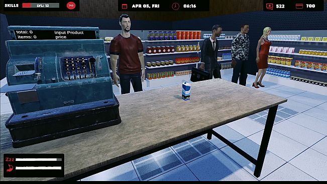 Supermarket Surviving Simulator