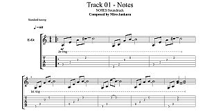 NOTES - Soundtrack + Music Sheets