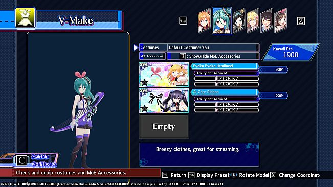 Neptunia Virtual Stars - Kizuna AI - Vtuber Accessories