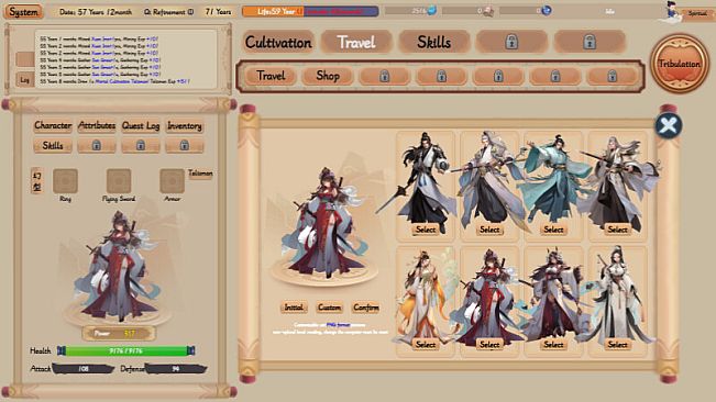 Xiuzhen Idle DLC - Cosmetics