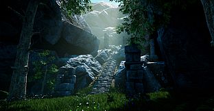 RPGScenery - Stairway in a Gorge Scene