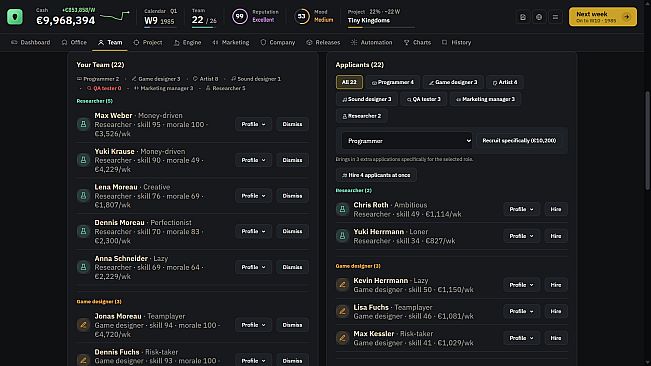 Gold Master: A Game Company Tycoon