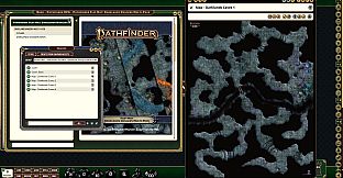 Fantasy Grounds - Pathfinder RPG - Pathfinder Flip-Mat: Darklands Dangers Multi-Pack