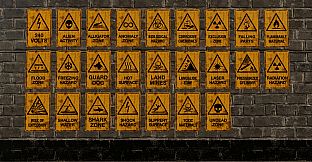 GameGuru MAX Modern Day Asset Pack - Hazard Signs
