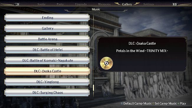 WARRIORS OROCHI 4 - BGM Pack 2