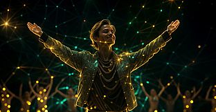 AI-VJ - New Year Visuals