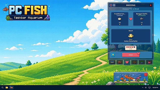 PC FISH: Taskbar Aquarium