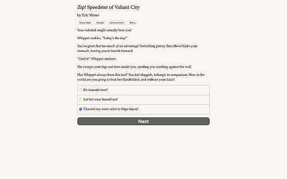 Zip! Speedster of Valiant City