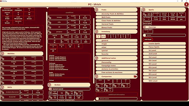 RPG Plus - Virtual Tabletop