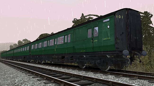 TS Marketplace: Maunsell 59ft Low Window Corridor Coach Pack BR Green