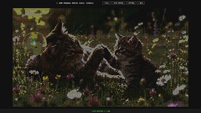 100 Hidden ASCII Cats: Colors