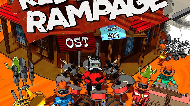 Big Red Planet Rampage Soundtrack and BBQ