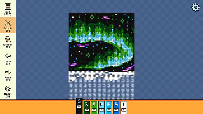 Pixel Cross Stitch - Landscapes Pack 4