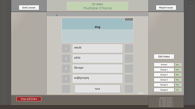 VocabVan - Greek