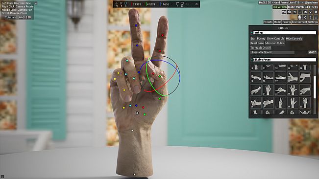 HAELE 3D - Hand Poses Lite - Drawing References